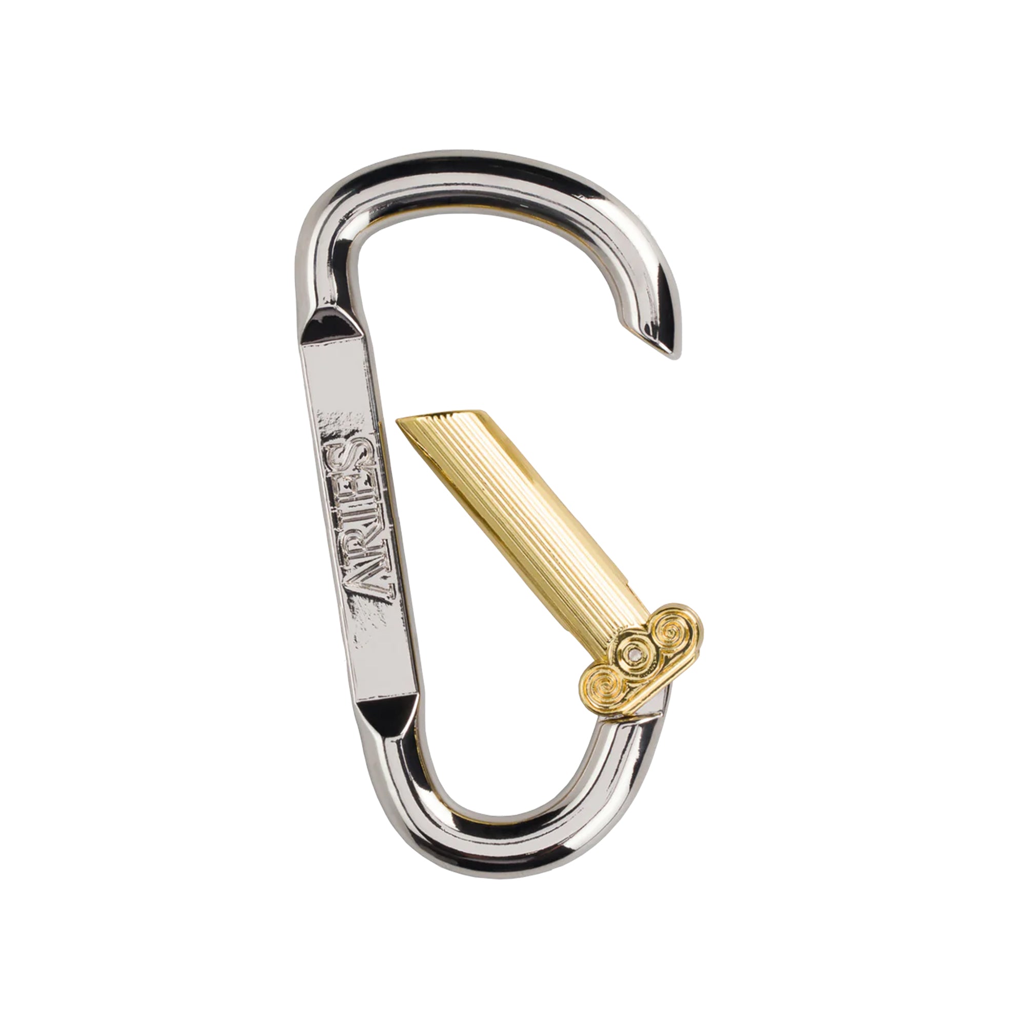 Aries Column Carabiner Silver Gold