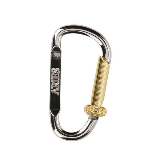 Aries Column Carabiner Silver Gold