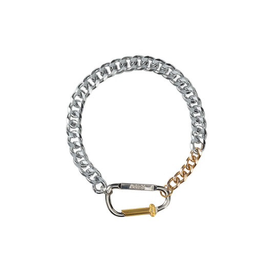 Aries Column Carabiner Silver Necklace Silver AR9026303