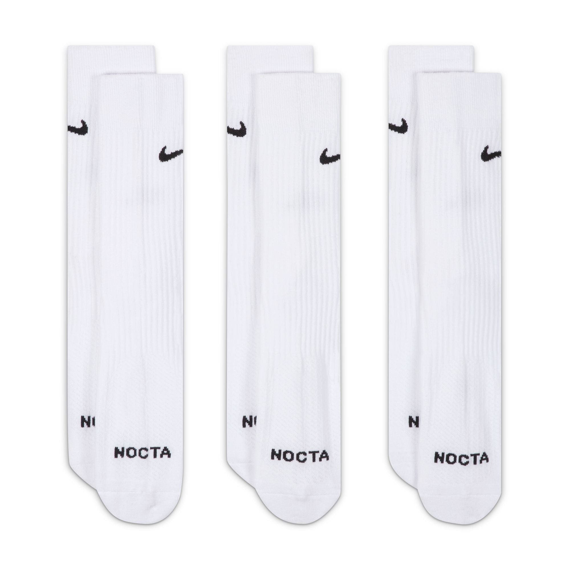 Nike x Nocta Crew Socks 3 Pack White/Black DD9240-100