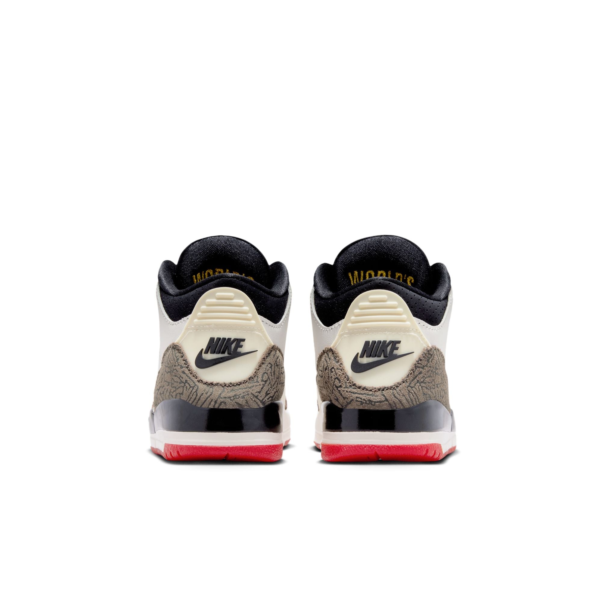Nike Jordan 3 Retro (PS) "World's Best" Sail/Black/Univ Red/Pale Ivory DM0966-103