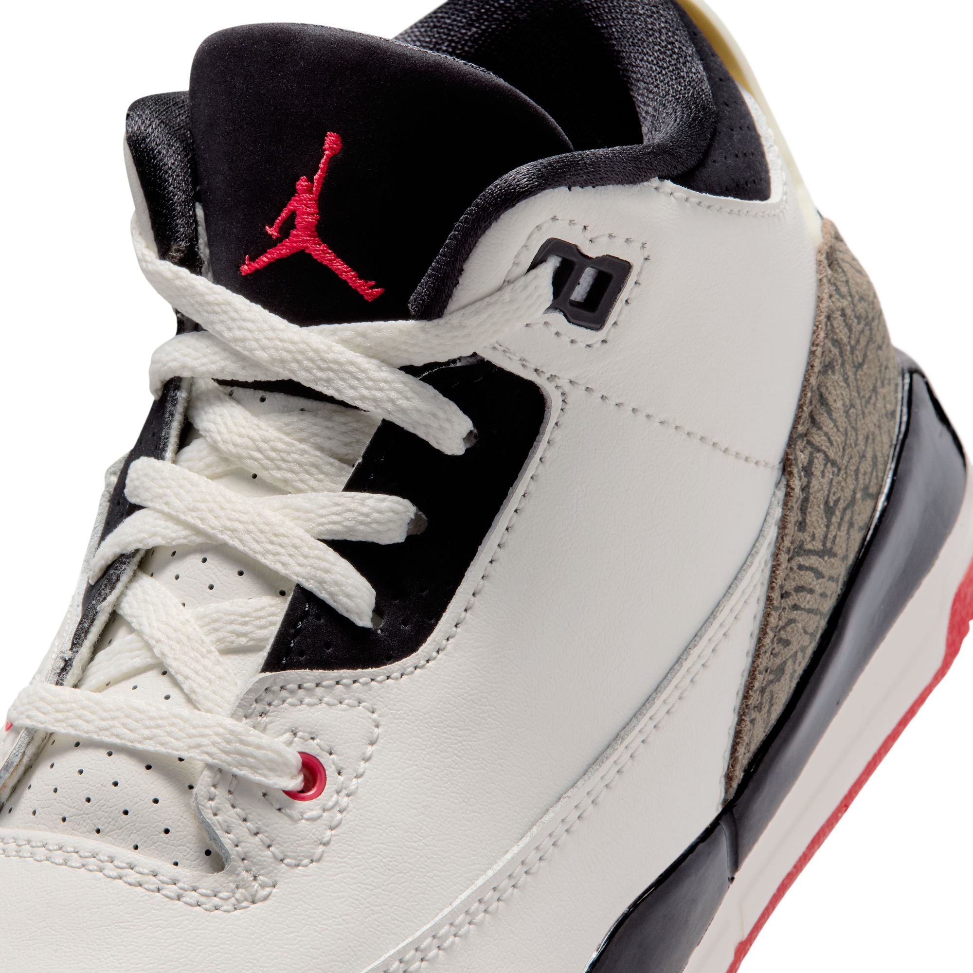 Nike Jordan 3 Retro (PS) "World's Best" Sail/Black/Univ Red/Pale Ivory DM0966-103