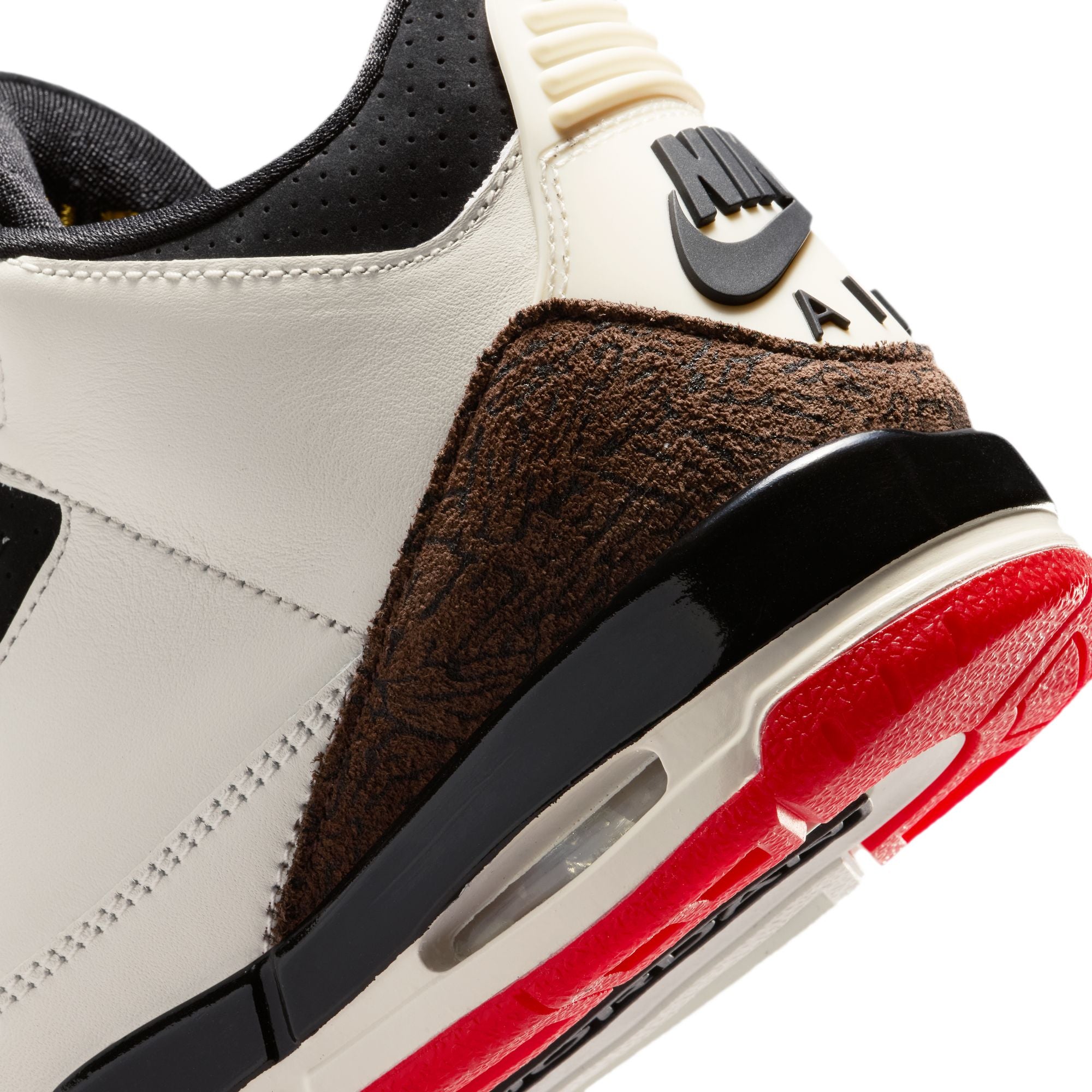 Nike Air Jordan 3 Retro (GS) "World's Best" Sail/Black/Univ Red/Pale Ivory DM0967-103