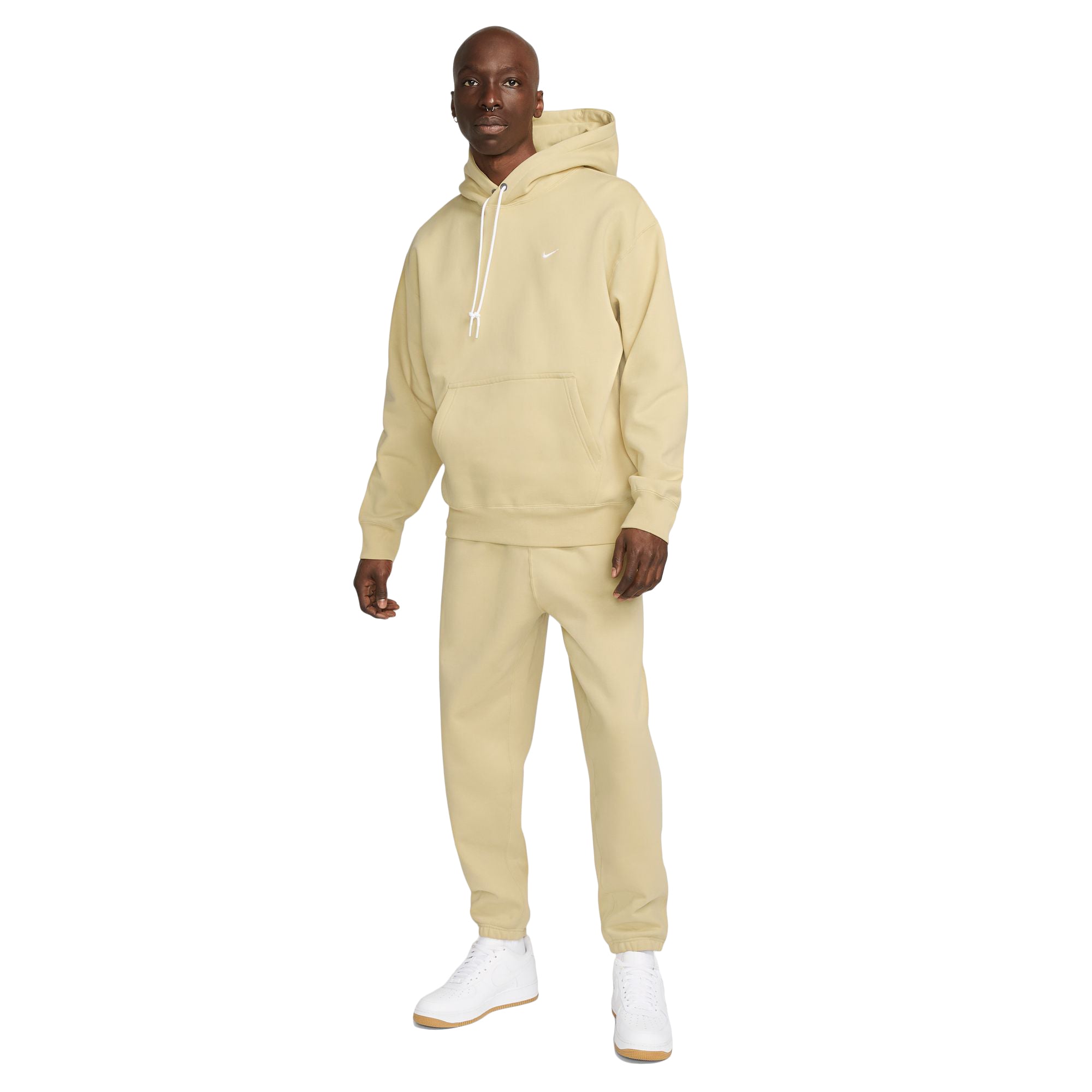 Nike Solo Swoosh Hoodie Team Gold/White DX1355-783 – Laced