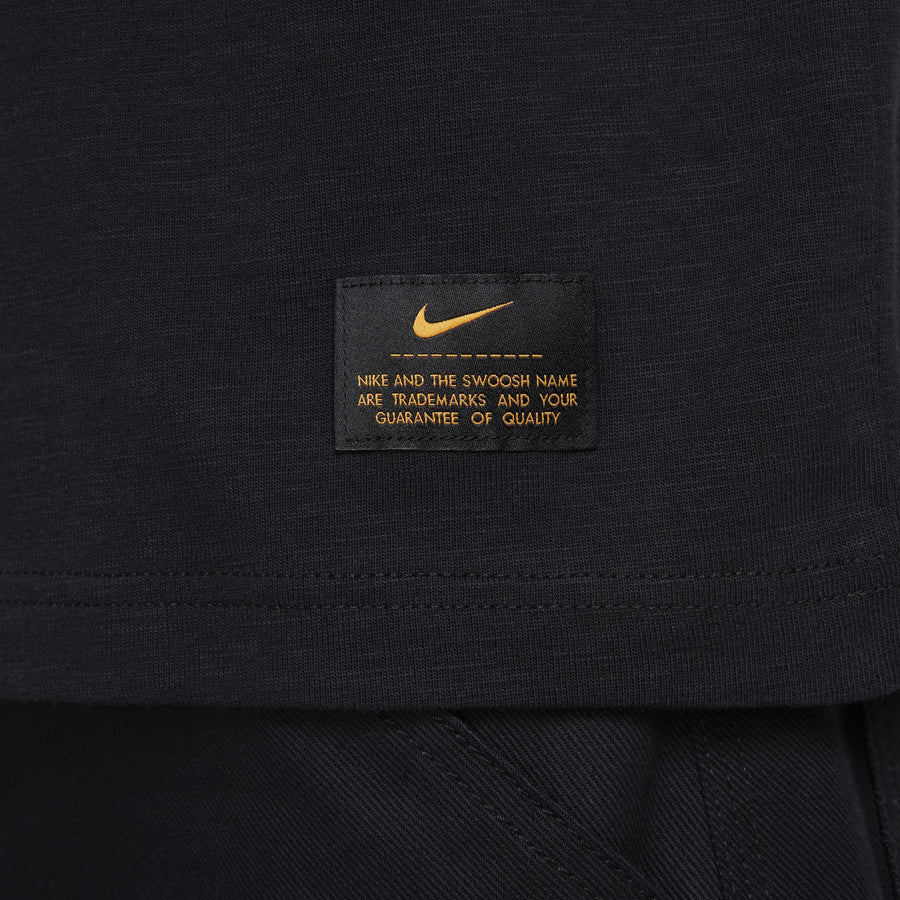 Nike Life Short-Sleeve Knit Top Black FN2645-010