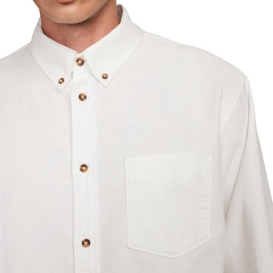 Nike Life Men's Long-Sleeve Oxford Button-Down Shirt.