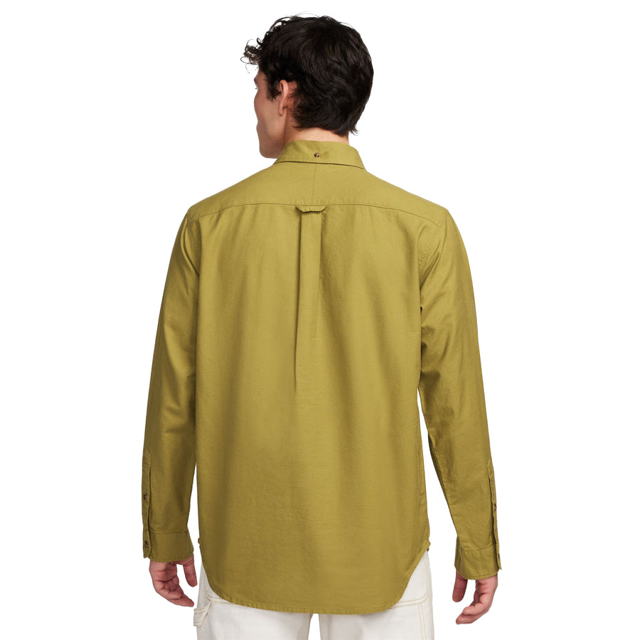 Nike Life Men's Long-Sleeve Oxford Button-Down Shirt Pacific Moss FN3125-307