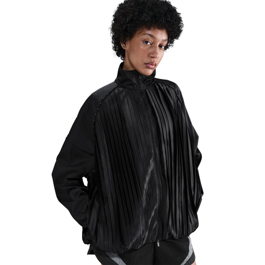 Nike Women's Sportswear Collection Pleated Track Jacket Black/Black HJ0516-010