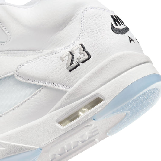 Nike Air Jordan 5 Retro "White Metallic" White/Black/Metallic Silver HQ7978-103