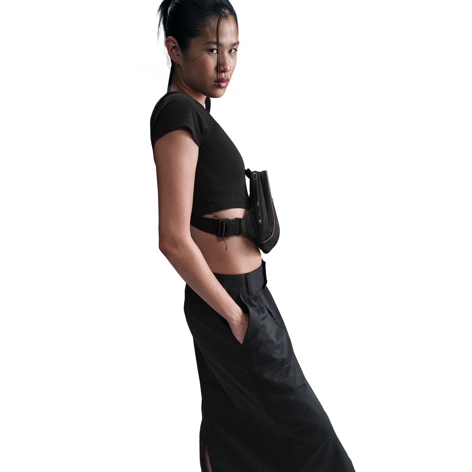 Nike Women's Collection Twill Skirt Black/Black HQ8022-010