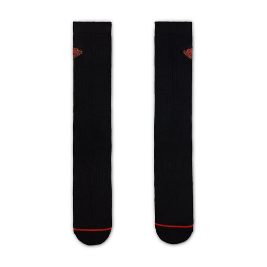 Nike U J ED Cush Ply Rare Air Crew Sock Black/Chile Red IF1616-010