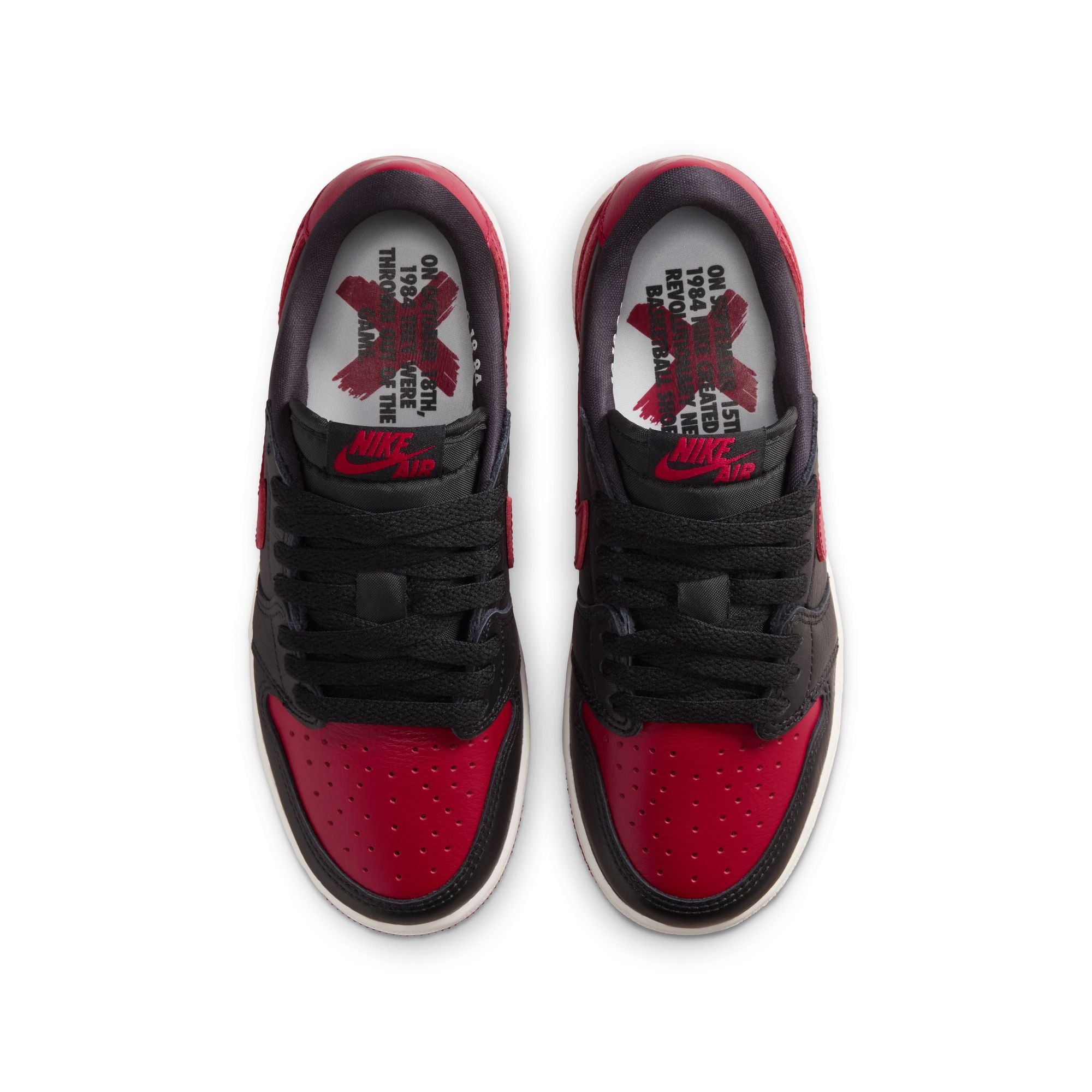 Nike Air Jordan 1 Retro Low OG (GS) "Banned" Black/Varsity Red/Sum White IW6277-001