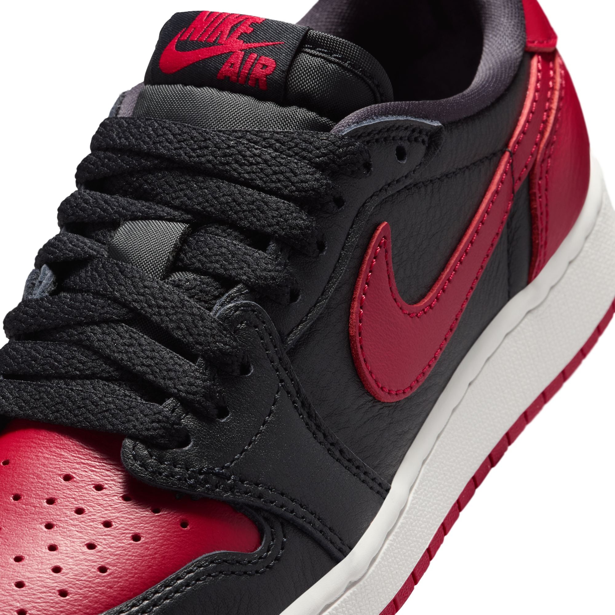 Nike Air Jordan 1 Retro Low OG (GS) "Banned" Black/Varsity Red/Sum White IW6277-001
