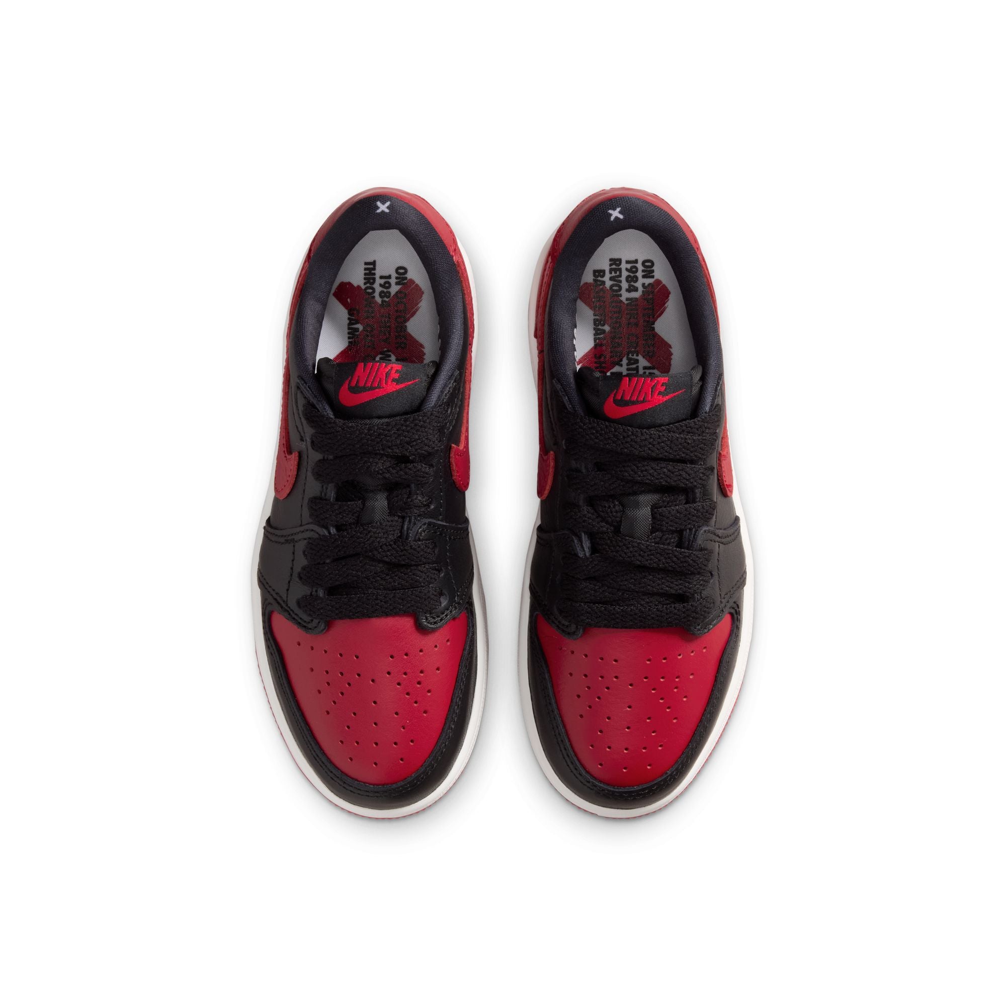 Nike Jordan 1 Retro Low OG (PS) "Banned" Black/Varsity Red/Sum White IW6278-001