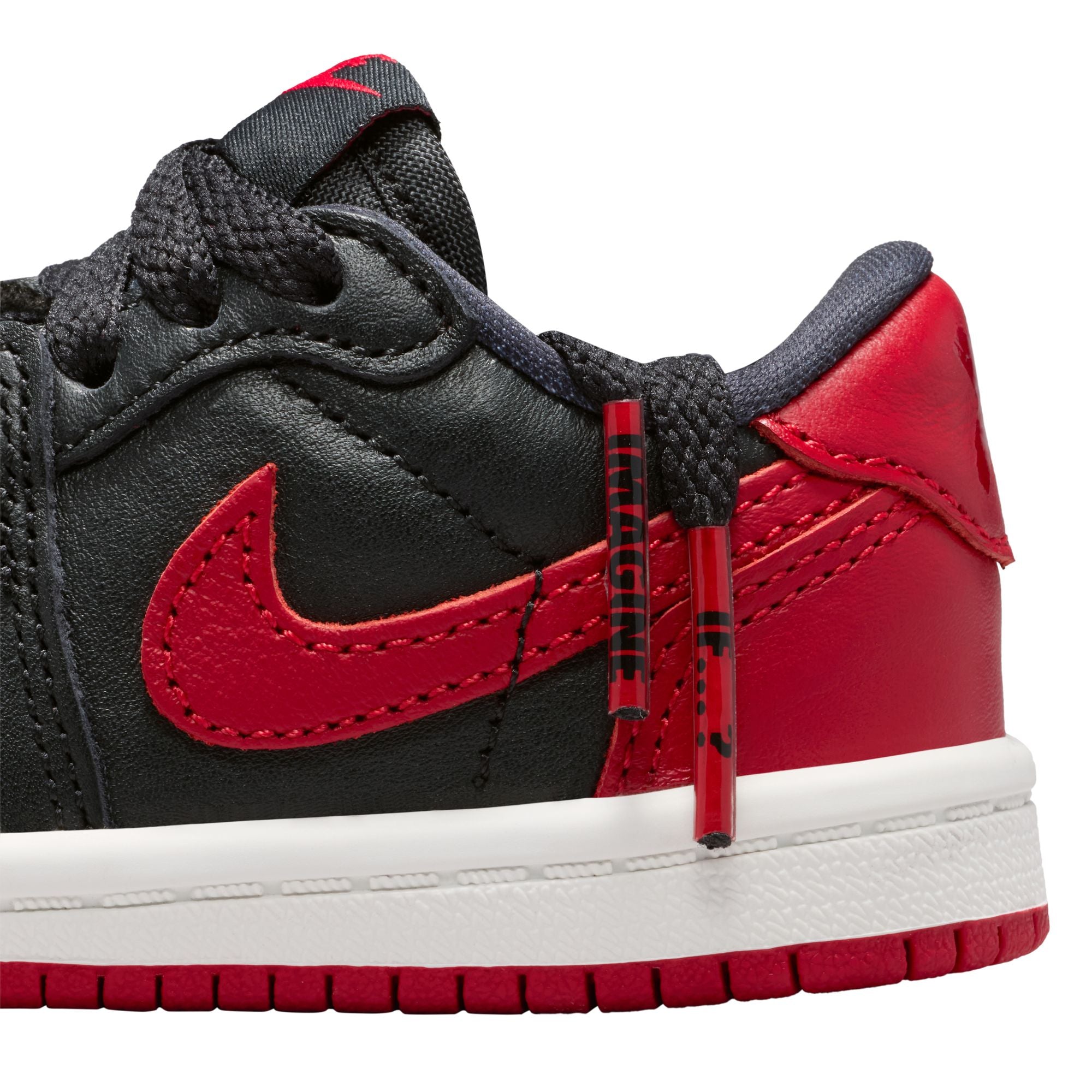 Nike Jordan 1 Retro Low OG (TD) "Banned" Black/Varsity Red/Sum White IW6279-001