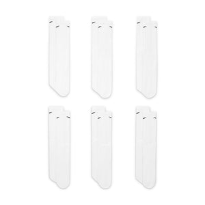 Nike Everyday Cushioned Training Crew Socks (6 Pairs) White/Black SX7666-100