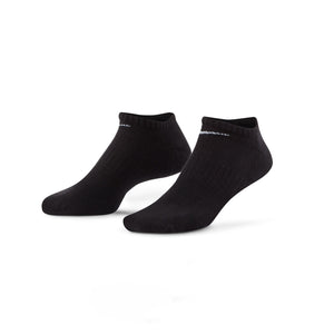 Nike Everyday Cushioned Training No/Show Socks (3 Pairs) Black/White SX7673-010
