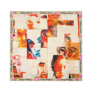 Kidsuper Face Collage Silk Scarf Multi