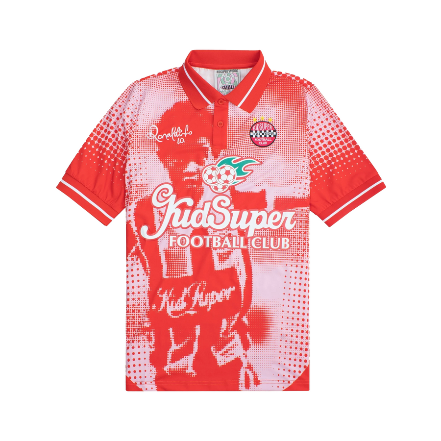 Kidsuper x Ronaldinho Soccer Jersey Red