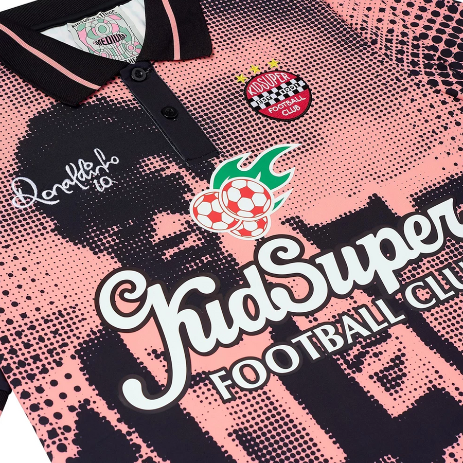 Kidsuper x Ronaldinho Soccer Jersey Black/Red