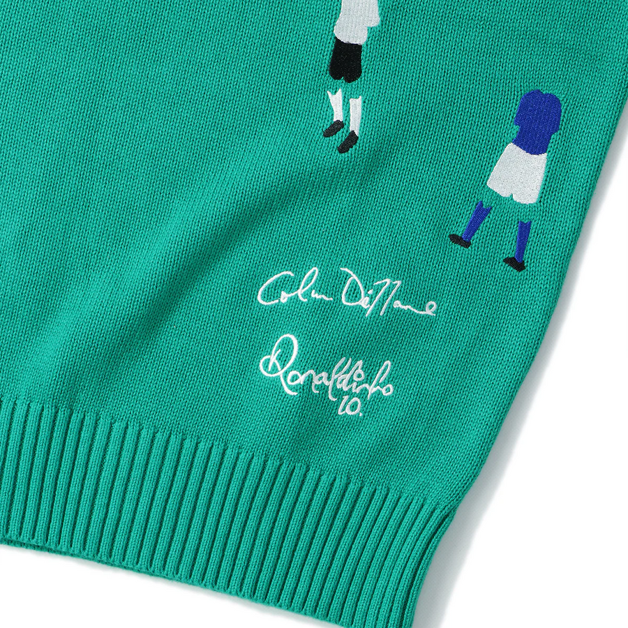 Kidsuper x Ronaldinho Goal! Sweater Green