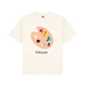 Kidsuper Paint Palette T-Shirt Natural