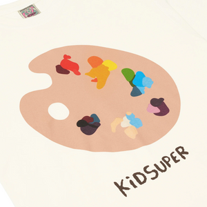 Kidsuper Paint Palette T-Shirt Natural