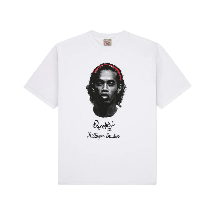 Kidsuper x Ronaldinho Portrait T-Shirt White