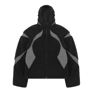 Heliot Emil Custos Fleece Jacket Grey/Black