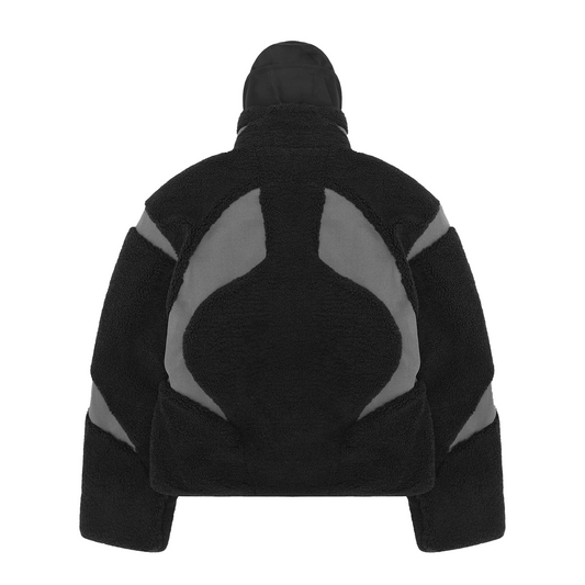 Heliot Emil Custos Fleece Jacket Grey/Black