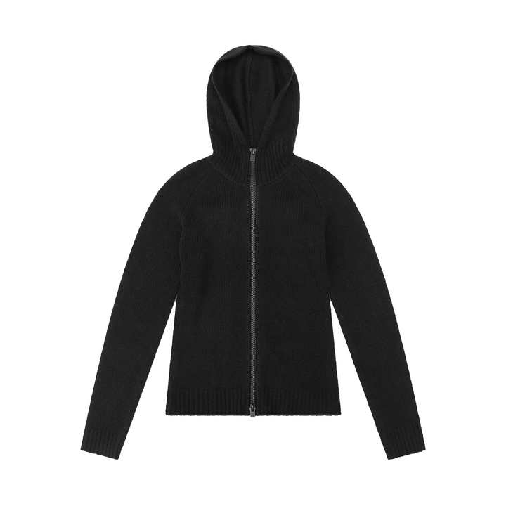 Heliot Emil Inviola Cashmere Hoodie Black