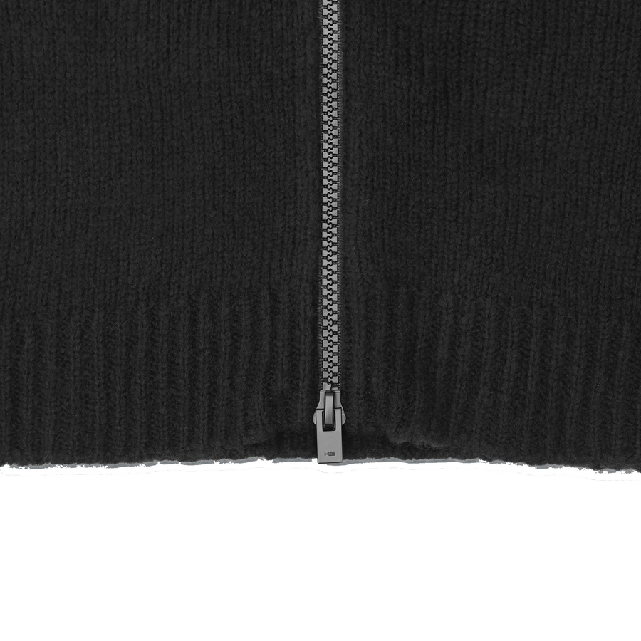 Heliot Emil Inviola Cashmere Hoodie Black