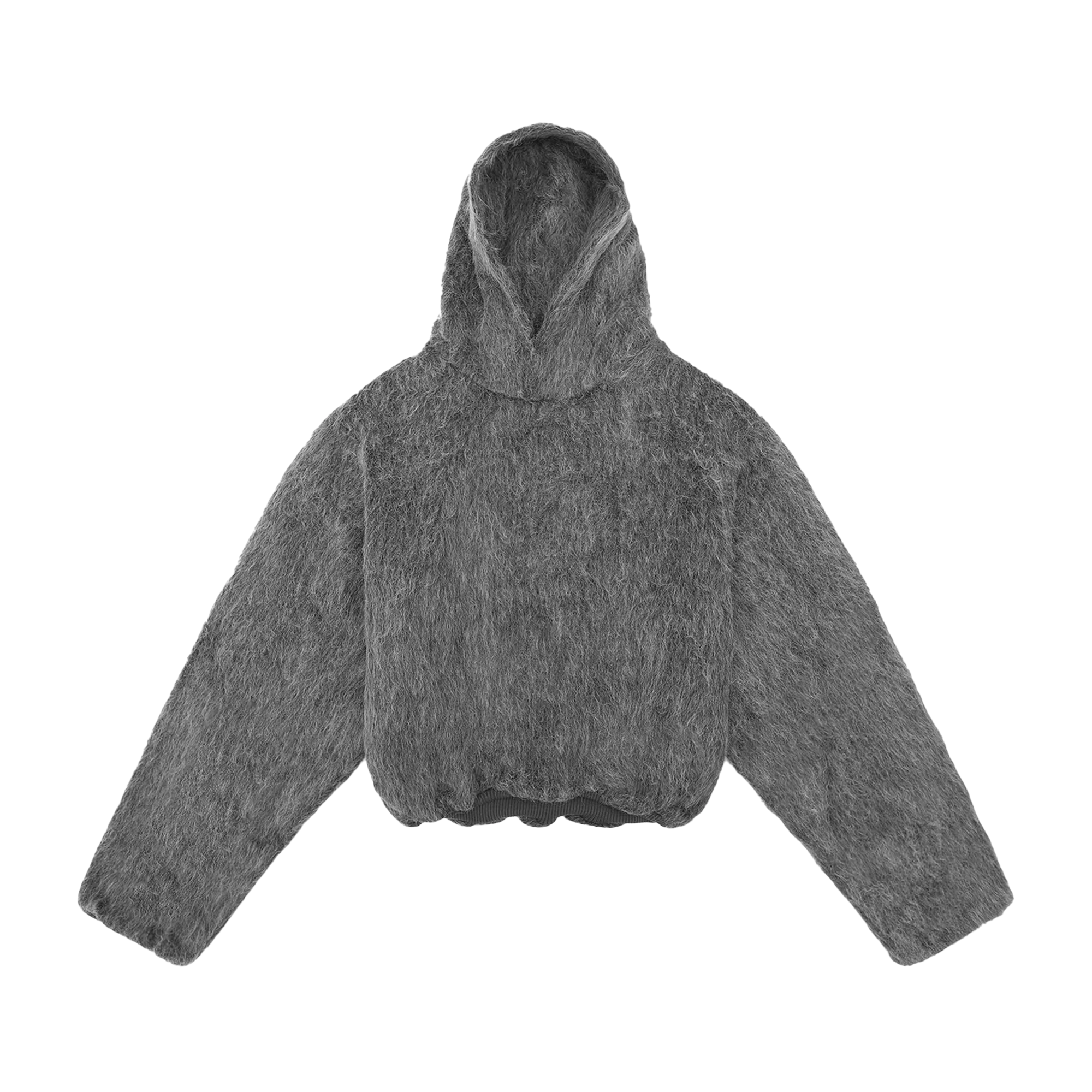 Heliot Emil Women's Pantheon Alpaca Hoodie Black/Grey