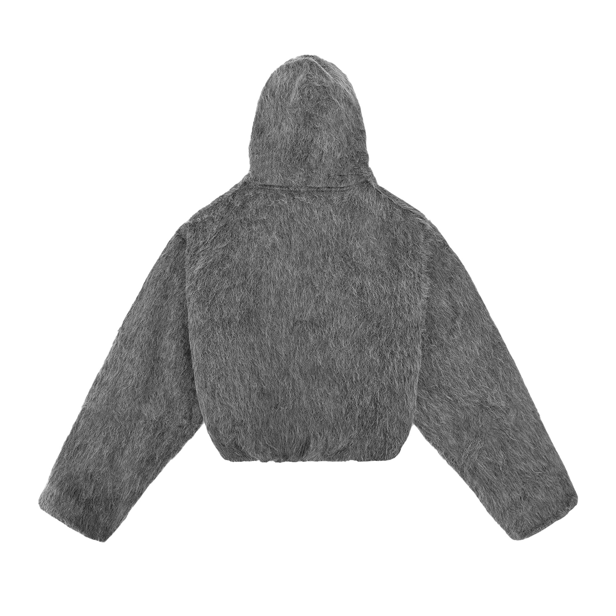 Heliot Emil Women's Pantheon Alpaca Hoodie Black/Grey