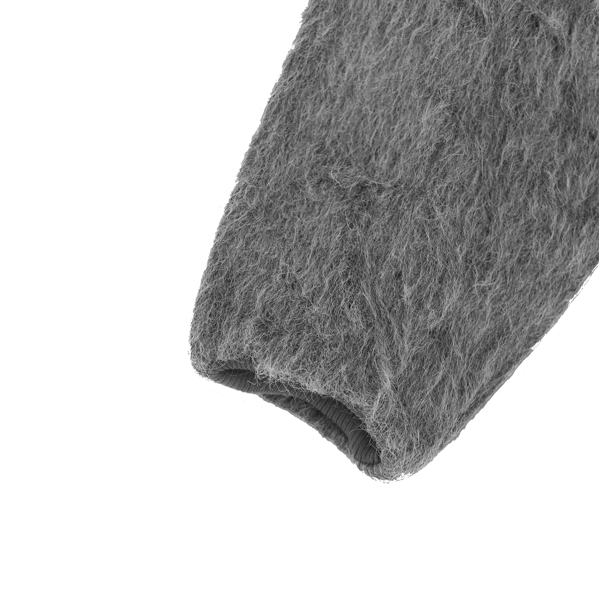 Heliot Emil Women's Pantheon Alpaca Hoodie Black/Grey