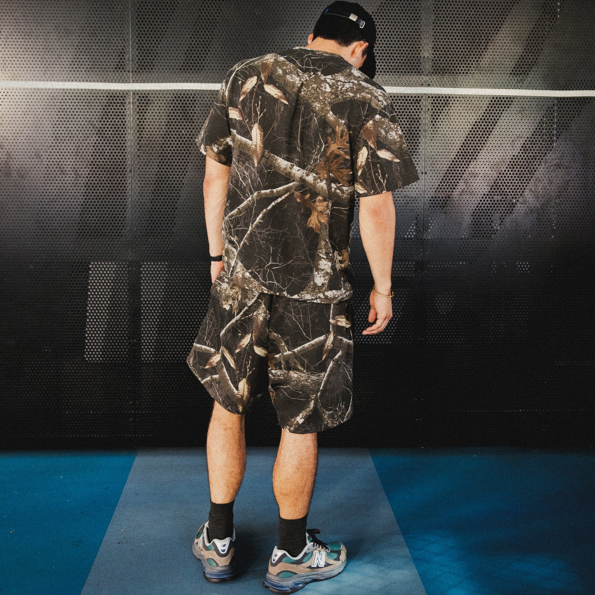 Awake NY Debossed Sweat Shorts Shadow