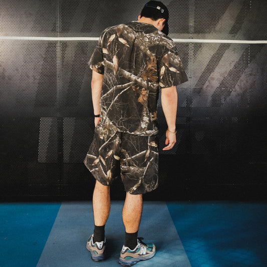 Awake NY Debossed Sweat Shorts Shadow