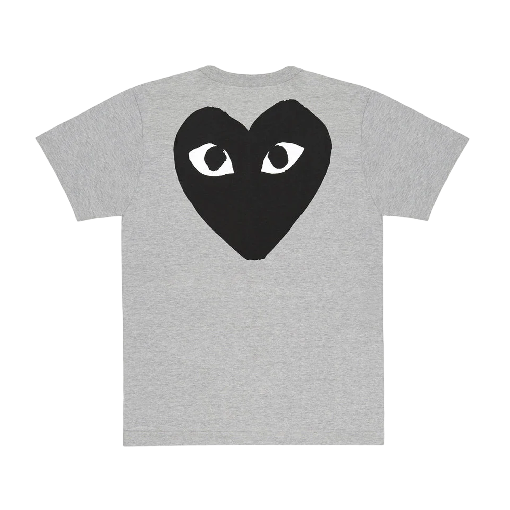 Comme Des Garcons Play T-Shirt Play Logo Print Grey AX-T072-051