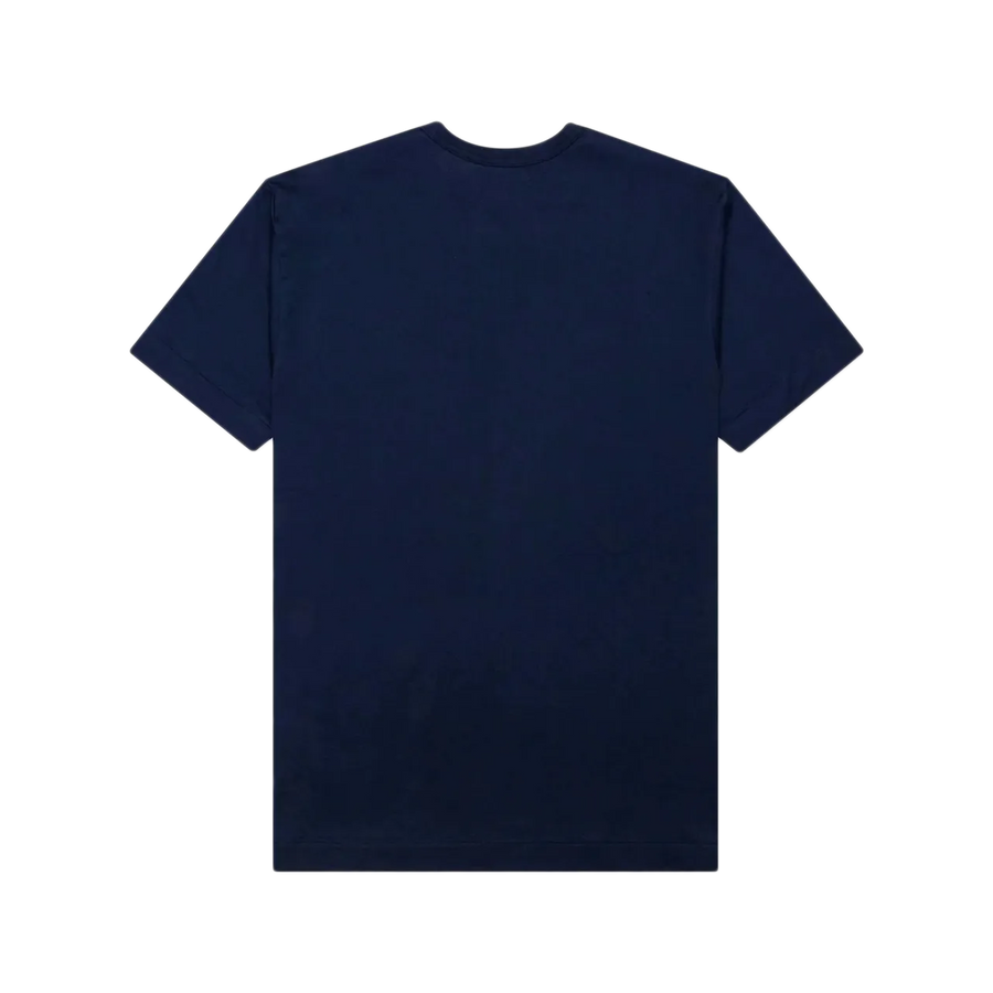 Comme Des Garcons PLAY T-Shirt Logo Print Play Logo Navy AX-T176-051