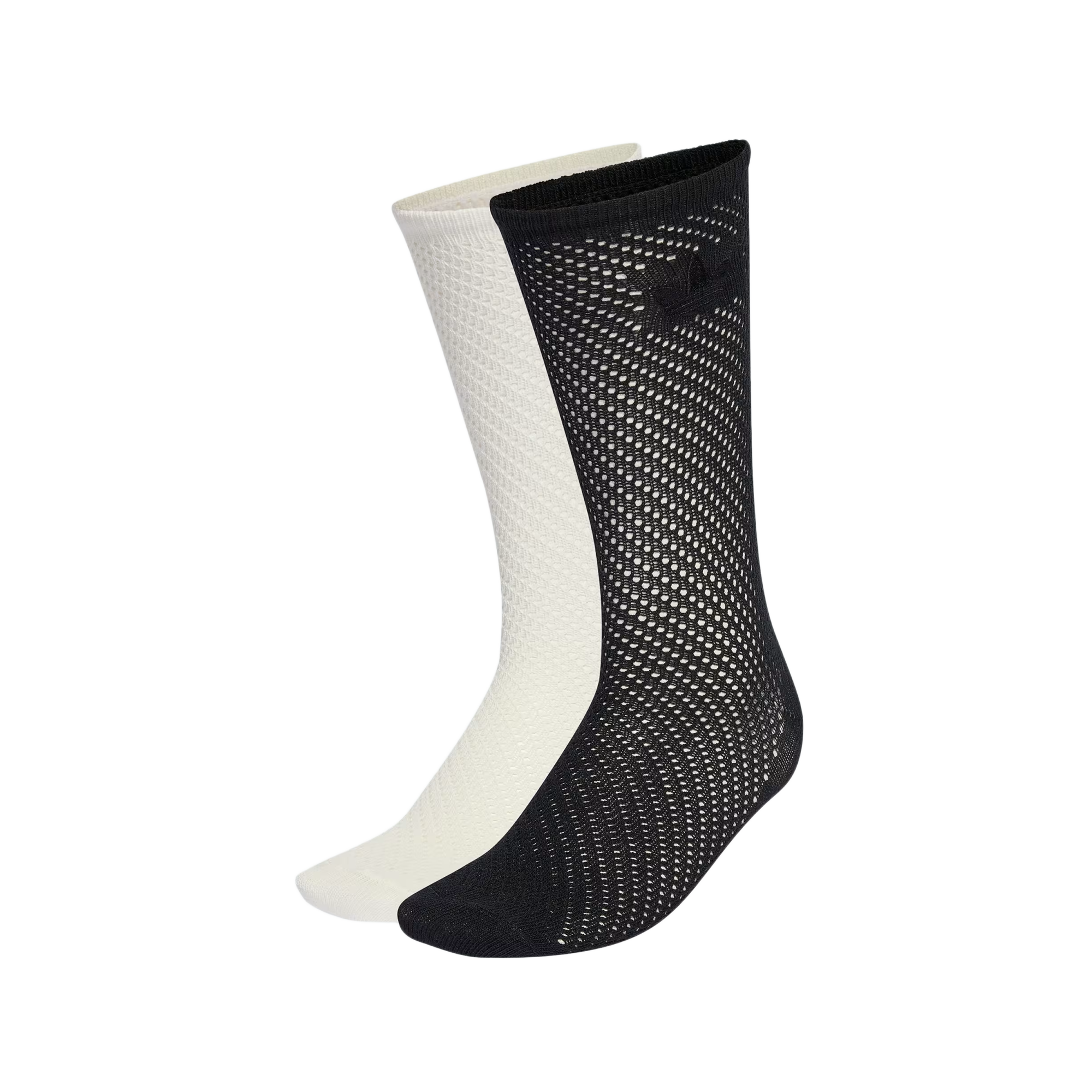 Adidas Crochet Crew Socks 2-Pack Owhite/Black KD8398