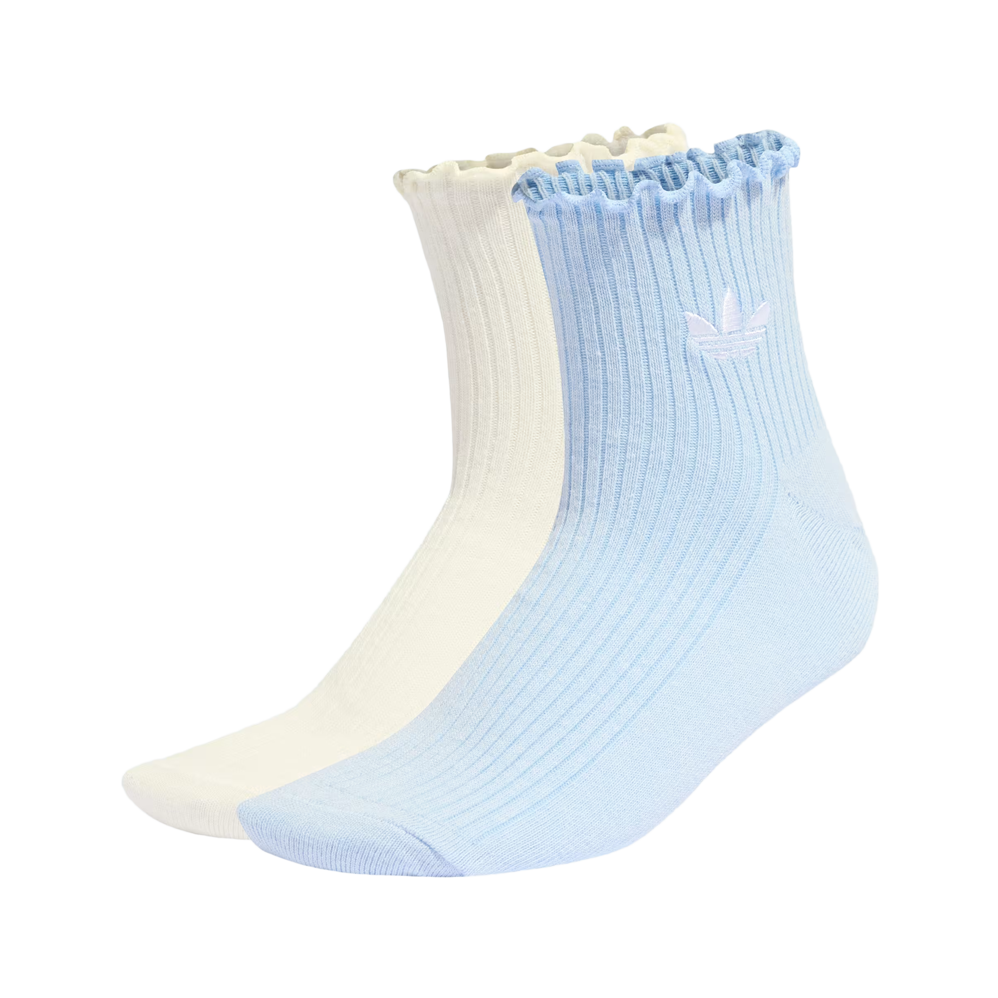 Adidas Ruffle 1/4 Socks 2-Pack Crsk/Owhite KD8368