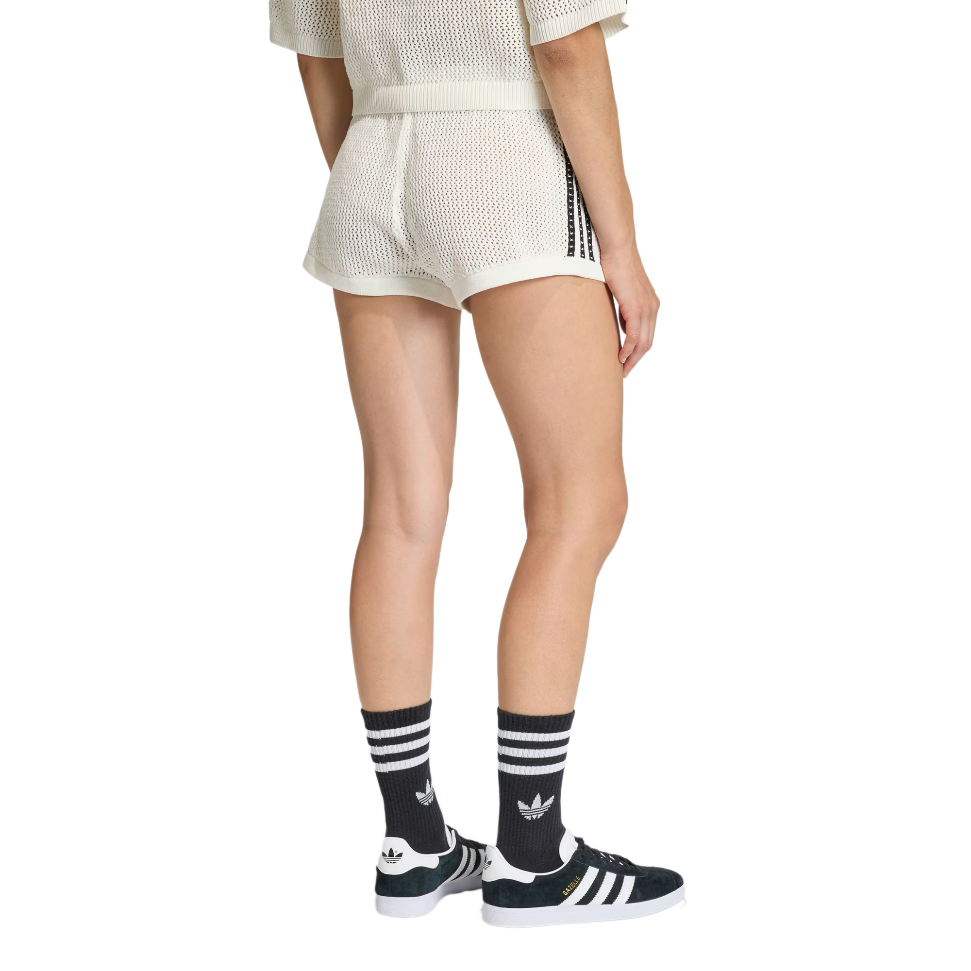 Adidas Women's Crochet Shorts Owhite KC6477