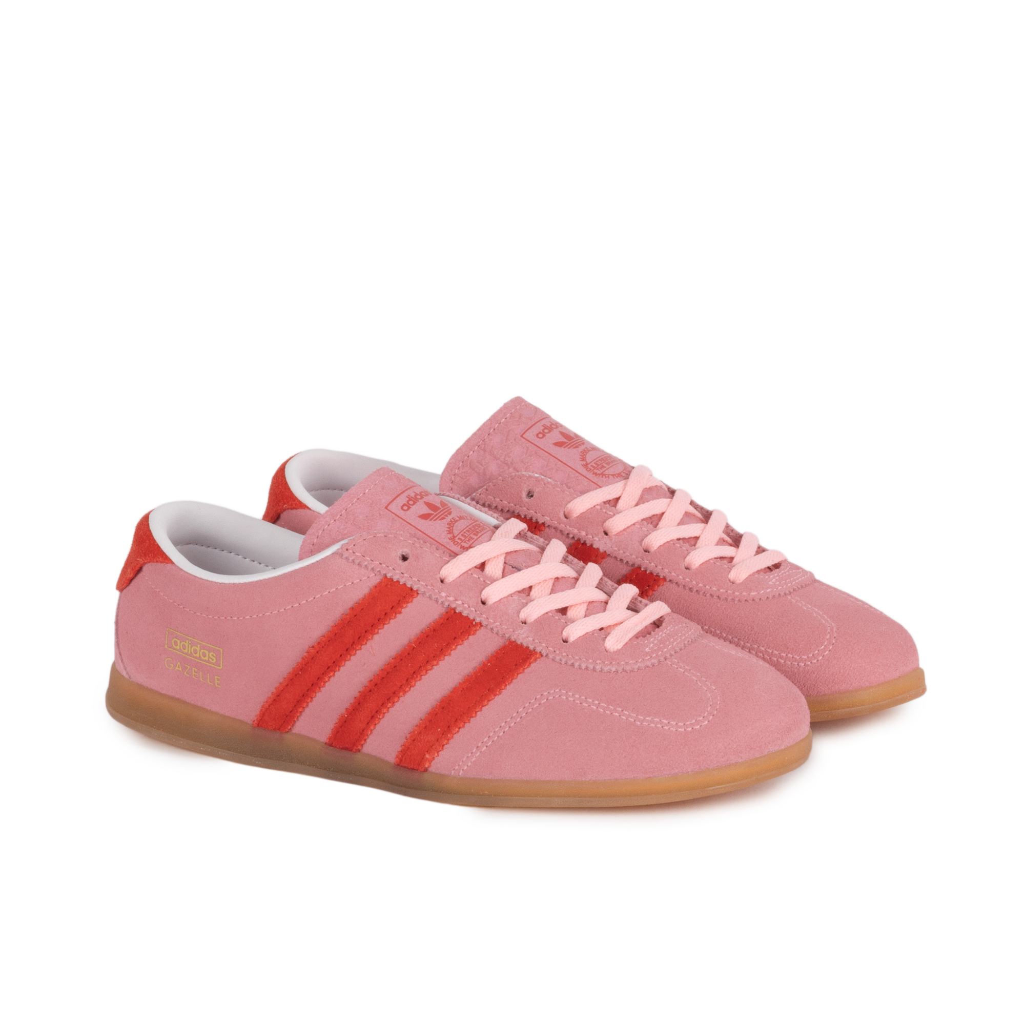 Adidas Women's Gazelle Lo Pro Pinspa/Red/Gum3 IH6945