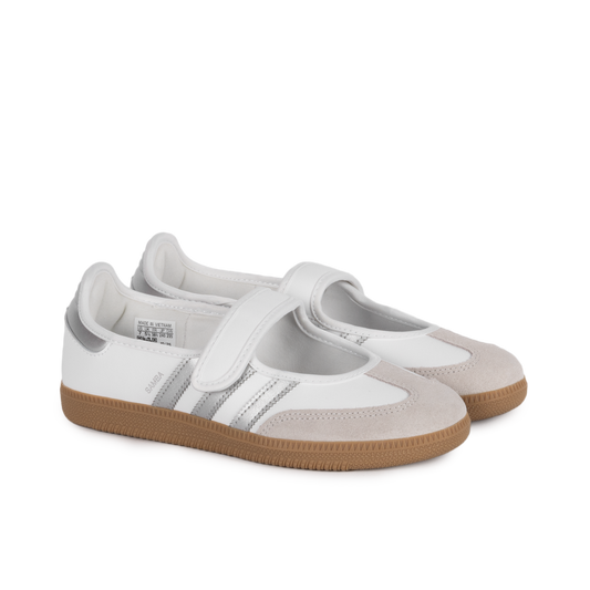 Adidas Women's Samba Jane Ftwwht/Silvmt/Gum4 KJ3785
