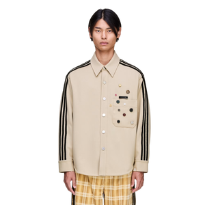 Adidas x Song For The Mute ADI006 Shirt Jacket Stone Khaki