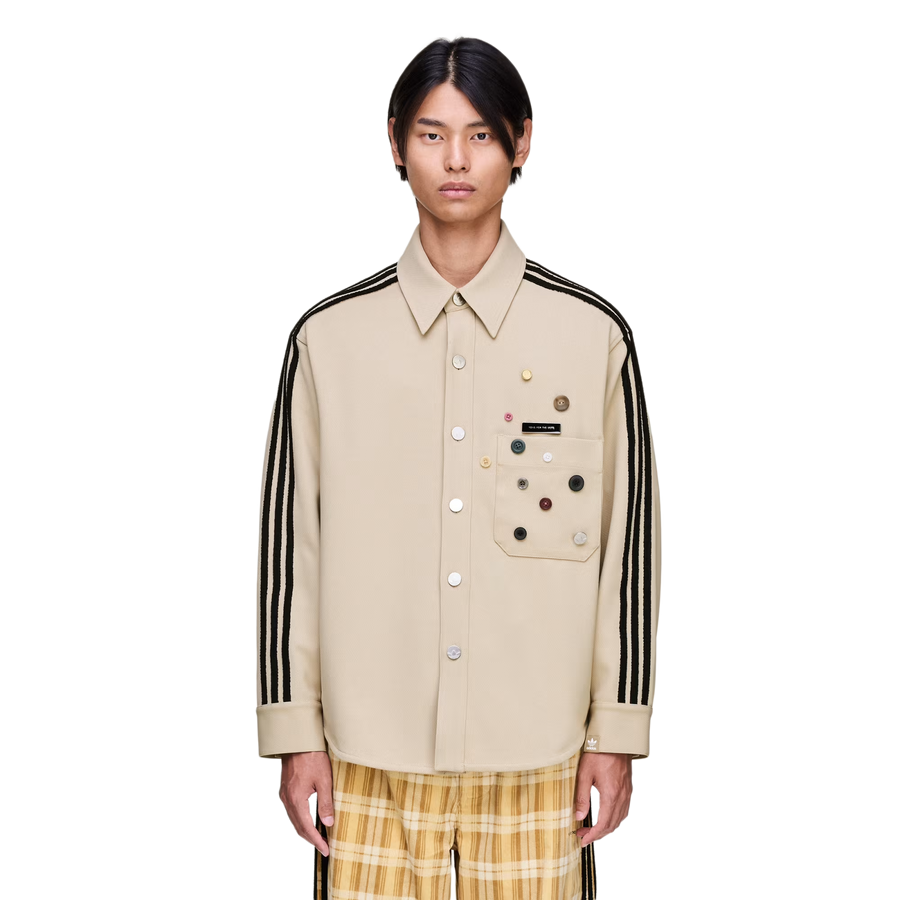 Adidas x Song For The Mute ADI006 Shirt Jacket Stone Khaki