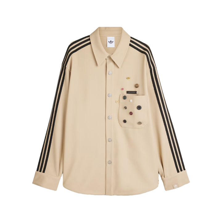 Adidas x Song For The Mute ADI006 Shirt Jacket Stone Khaki