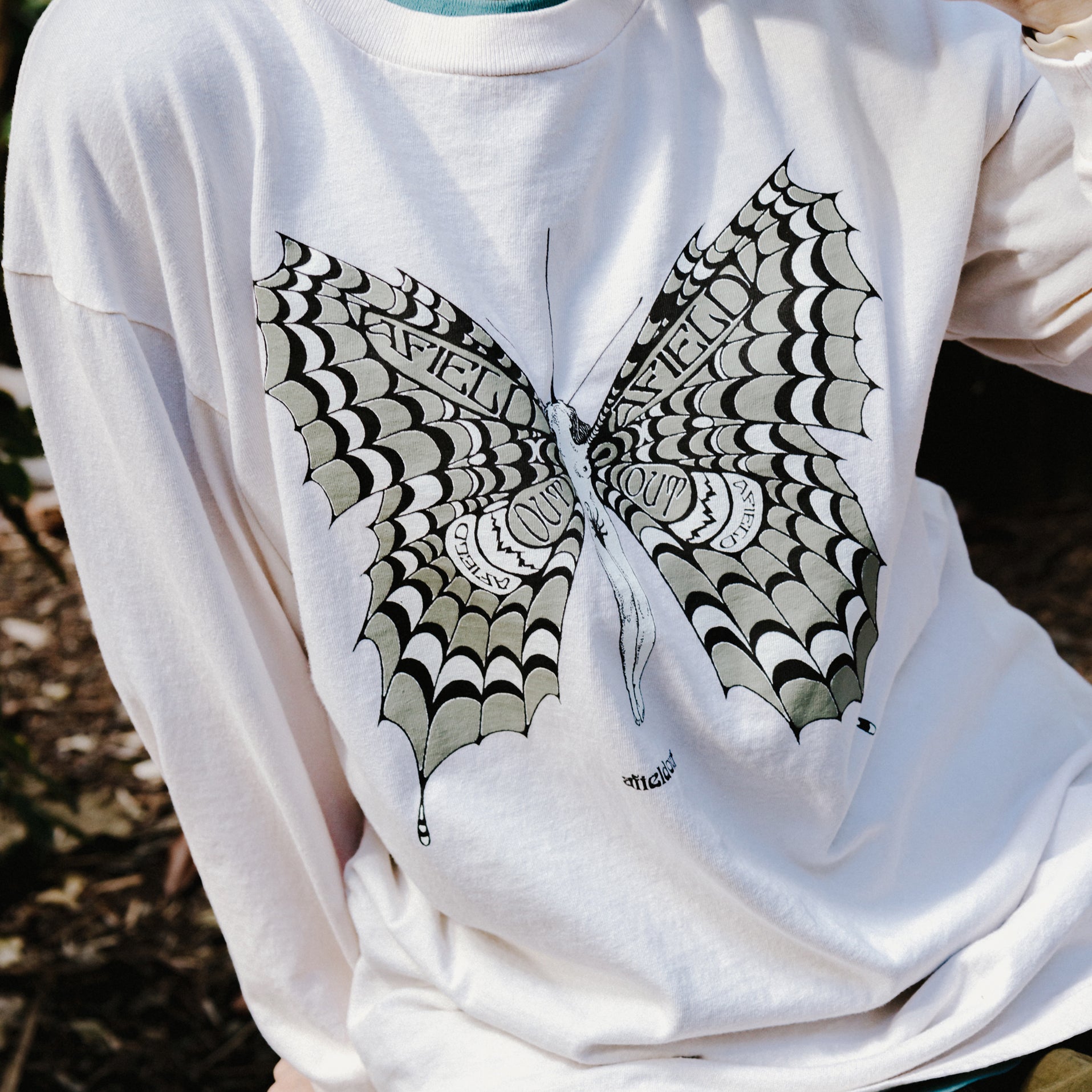 Afield Out Transform L/S Tee Bone