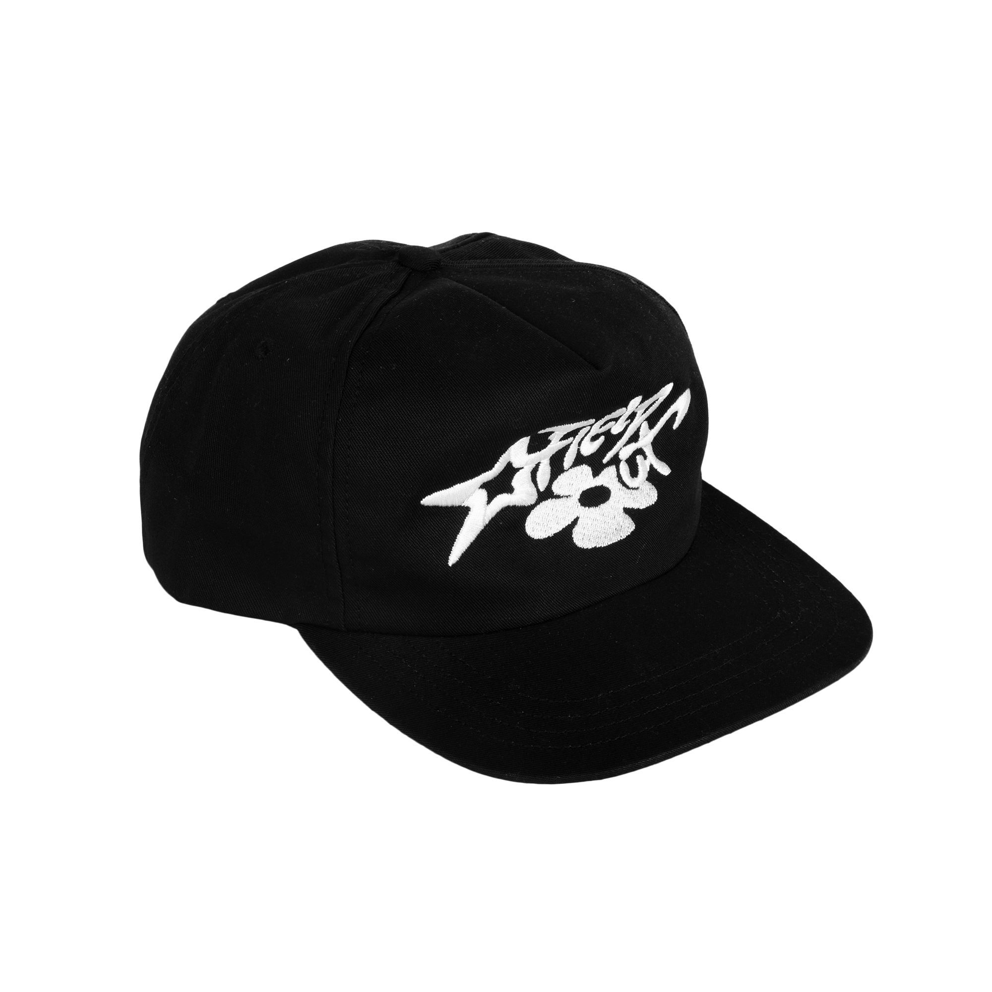 Afield Out Bloom 5 Panel Cap Black