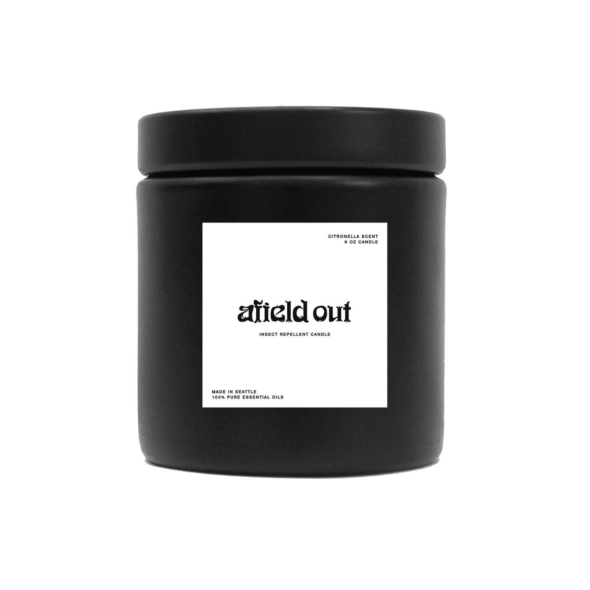 Afield Out | Citronella Candle Black